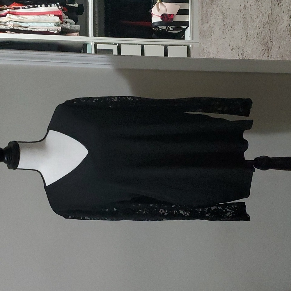 Shein curve lace long sleeve top in sz XL